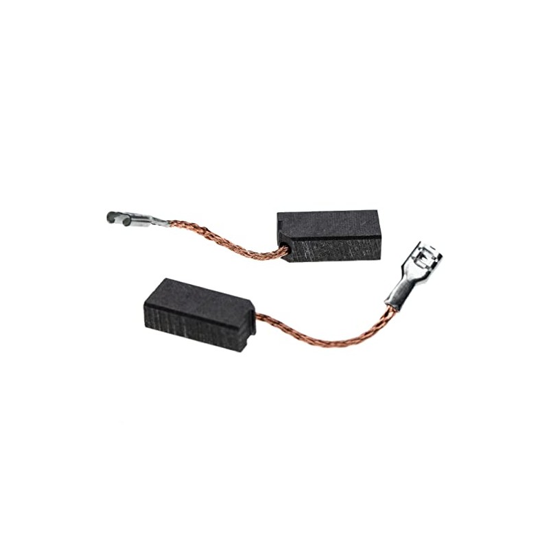 vhbw 2 x Carbon Brush Motor Carbon Abrasive Carbon 20