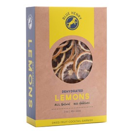 BlueHenry Dehydrated Lemon Wheels - 3 oz - 40+ slices - Natural Fruit