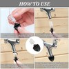 100Pcs Beer Plugs Tap Brush Dustproof Multifunctional Nylon Cleaning Brush