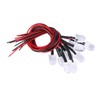 50PCs 12V LED Pre Wired Luminous Diode 10mm Round Head