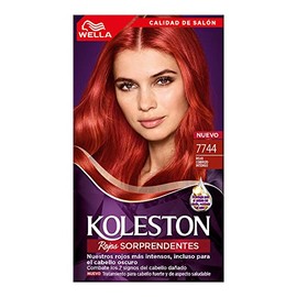Koleston Tinte Permanente 7744 Rojo Cobrizo Intenso, 70 ml - Paquete de 1