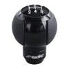 Simoni Racing Gear Knob Slot Aluminium / Black Eco Leather