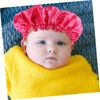 Healeved Boys and Girls Double Layer Satin Sleeping Cap Adjustable