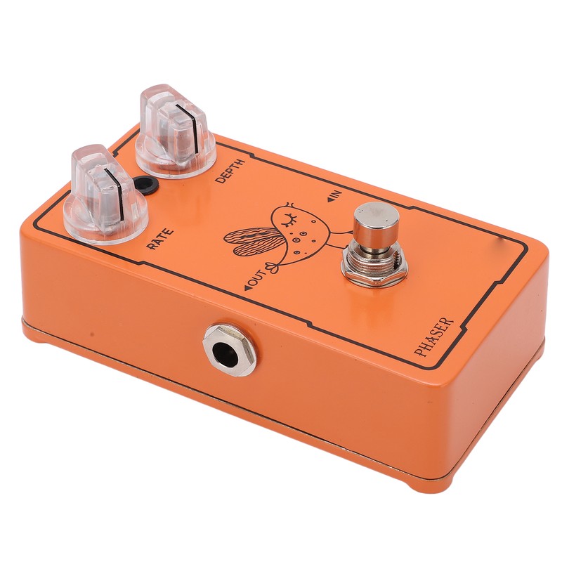 Phase Effect Metal Rate Depth Knobs Guitar Monoblock Phaser Pedal
