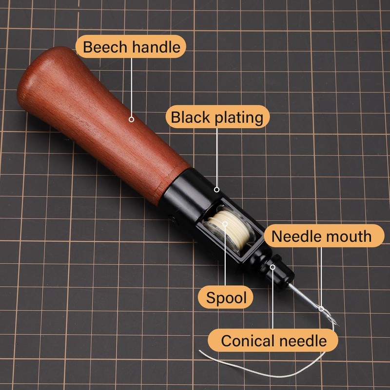 WUTA Leather Sewing Machine Hand Sewing Machine Speedy Stitcher for