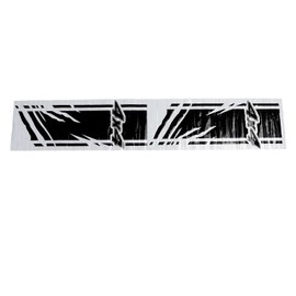 Car Wave Graphics Decals Strong Adhesion Colorfast Waterproof 4 X 4 Pattern Car Sticker For SUVs Trucks Off Road Vehicles Black