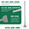 MonkeyKingBar-Heavy Duty SDS MAX Bits Scaling Chisel 22"x3"(550x75mm) - SDS