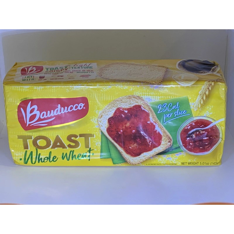 Bauducco TOAST crispbread - Original, Multigrain, Whole Wheat - 5.1oz