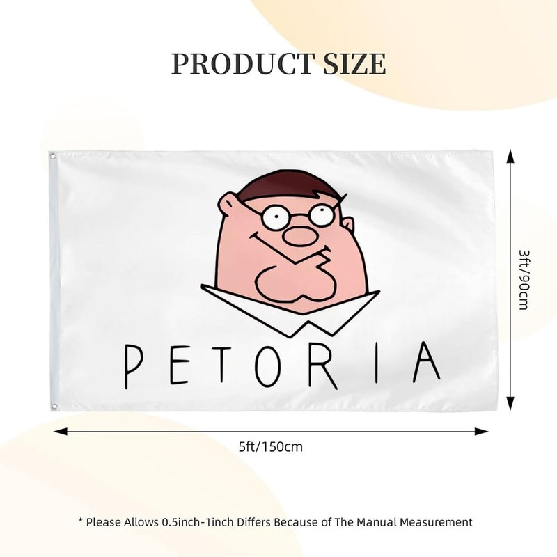 2but Petoria Flag Guy Peter Griffin Flags banner 3x5ft Man