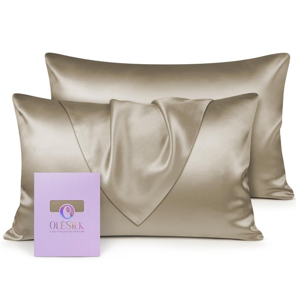 Olesilk 100% Silk Pillow Case / Pillow Cover, Gentle on
