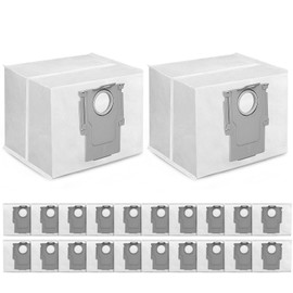 22 Pack Dust bags Compatible with Roborock Q5+, Q5 Pro+, Q5 DuoRoller+, Q5 Max+ Plus, Q7+, Q7 Max+, Q8 Max+, S8 Pro Ultra, Q10 Robot Vacuum Cleaner, S7 MaxV, 3.5L Large Capacity Disposable Bag