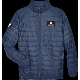 FACTORY EFFEX Suzuki Puffer Jacket - Navy XL 28-85416 Water-Resistan