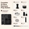 54mm Espresso Accessories Kit, 9-Piece Set with Knock Box &