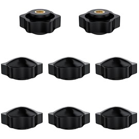 8 PCS Handle Wing Nuts,Clamping Star Knobs,Thumb Screws Nuts (M8*38mm)