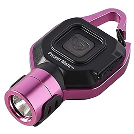 Streamlight 73303 325-Lumen Pocket Mate Keychain/Clip-on USB Rechargeable Flashlight, Pink