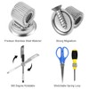 Pen Holder Magnetic Pack of 10 Stainless Steel Magnetic Pen