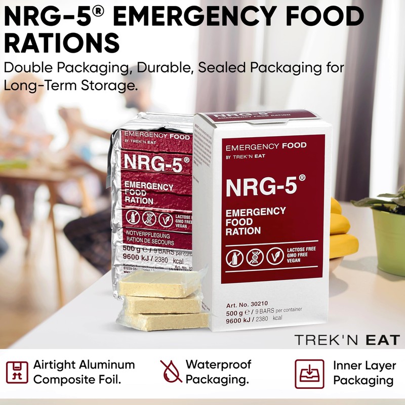 Katadyn NRG-5 Emergency Food Ration 500g Pack of 1 (9