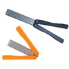 2 Pcs 400/600 Grit Portable Handheld Double Sided Sharpener Pocket