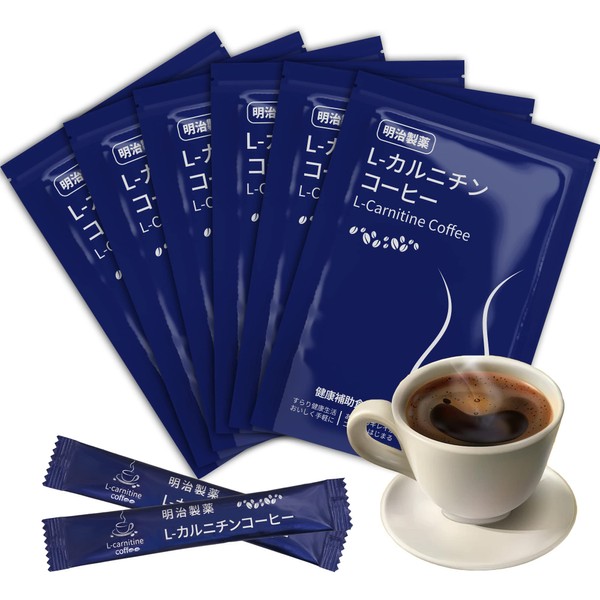 明治製薬 L-カルニチンコーヒー slim スリム coffee コーヒー インスタントコーヒー パウダー 3g*120包スティックコーヒー 植物酵素 イヌリン ギフト 乳清タンパク クロロゲン酸 ヤシ殻活性炭