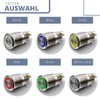 'Stainless Steel Door Chime Doorbell (White Blue etc.) and Engraving