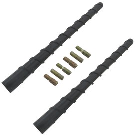 Misimain 7 inch Short Antenna Fit for Harley Davidson Motorcycles 1998-2024 Models with Screw-on Antenna Base, Antenna Mast for Ultra Limited Ultra Classic CVO Limited, 2-Pack