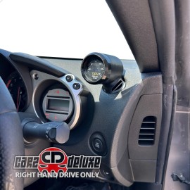 CARZDELUXE RHD single gauge pod mount for Nissan 370Z functional defrost vent 52mm
