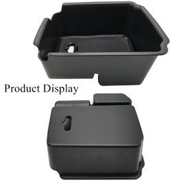 Center Console Organizer Interior Storage Box fit for 2024 2023 2022 2021 2020 2019 2018 VW Tiguan and 2024 2023 2022 VW Taos Insert ABS Armrest Box Storage Accessories