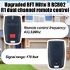 Kingdder 6 Pcs 2 Channel Remote Control Compatible with BFT