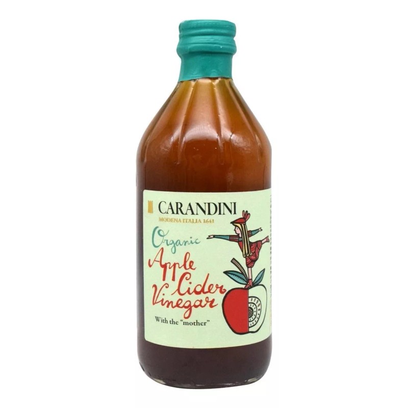 Carandini Vinagre De Manzana Orgánico Con Madre 500 Ml -