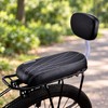 Bicycle Rear Rack Cushion for Passenger Seating – Padded Black