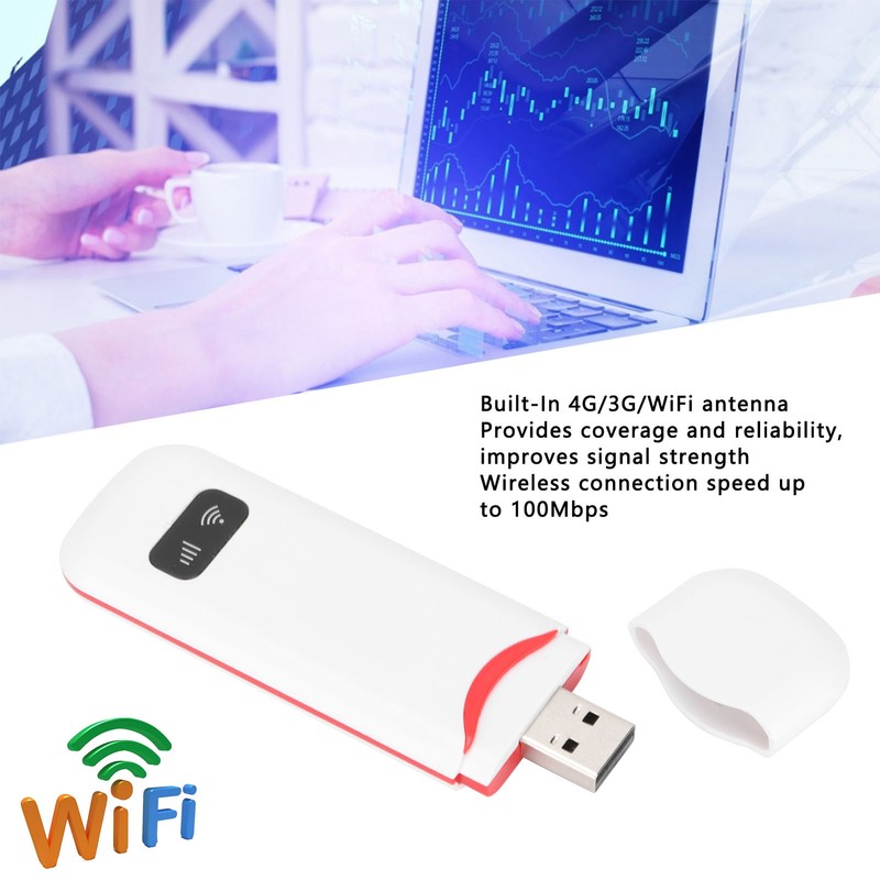 USB WiFi Modem 4G FDDLTE 3G WCDMA Pocket Hotspot Router