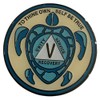 5 Year AA, Recovery Sea Turtle Medallion, Sobriety Token, Blue