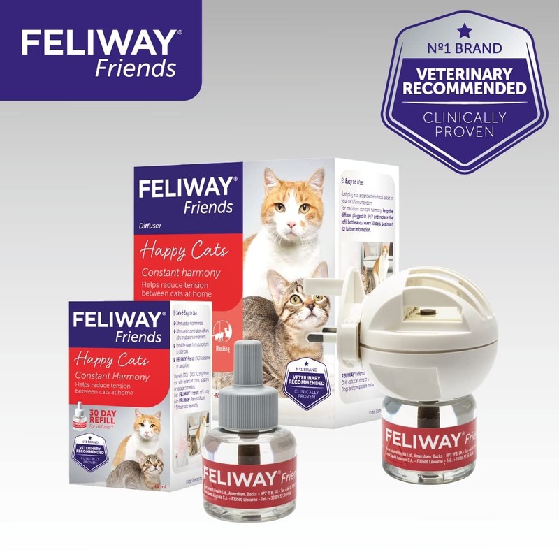 FELIWAY Friends 30 Day Refill, helps to reduce conflict in