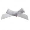Trucraft 3cm Satin Ribbon Mini Craft Bows - White -