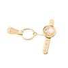 Three Karat Bag Key Clip, Nuance Shell, Key Clip, Women's,