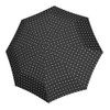 Knirps T.200 M Duomatic Pocket Umbrella Kelly Black, Black