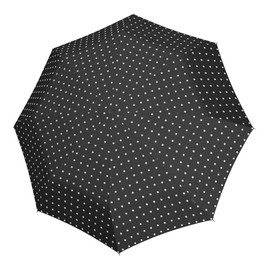 Knirps T.200 M Duomatic Pocket Umbrella Kelly Black, Black