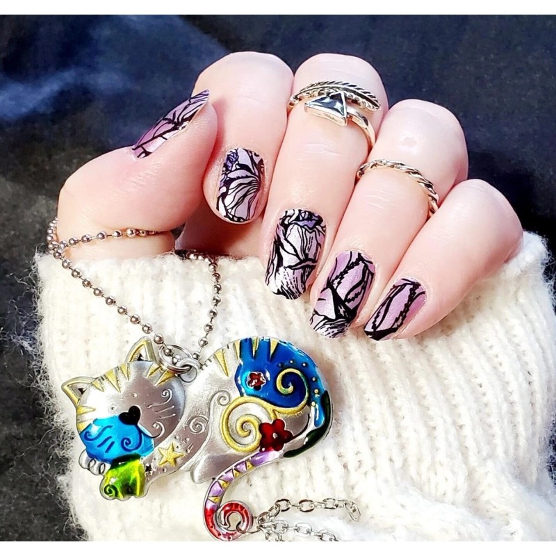 Amp/olivia Color Nail Polish Strips 18ct. AMP212. READ DESCRIPTION BELOW