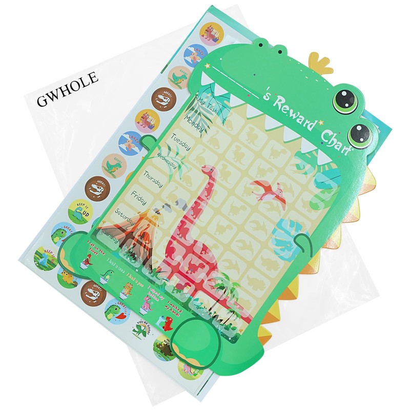 GWHOLE Potty Training Chart Dinosaur Potty Training Chart Potty Training