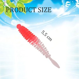 Pack of 30 trout bait rubber fish set, rubber bait trout with jig head, UV trout bait, worm, artificial bait, lures, fishing accessories, trout fishing lure, artificial bait, fishing zander, perch,