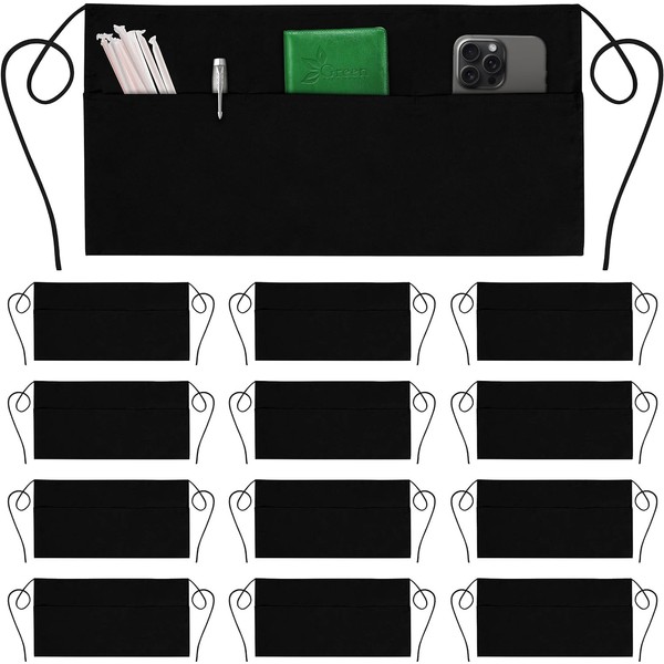 GREEN LIFESTYLE GREEN LIFESTYLE Server Aprons with 3 Pockets -