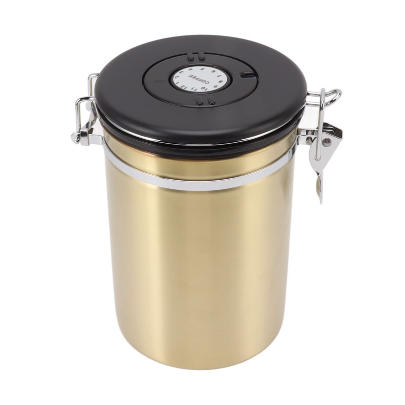 Sealed Sealed Coffee Canister 304 Stainless Steel Coffee Storage Tank