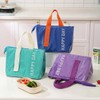 Thermal and Cooling Colorful English HAPPY DAY Outing Portable Bag / 보온보냉 컬러풀 영문 HAPPY DAY 나들이 휴대용백