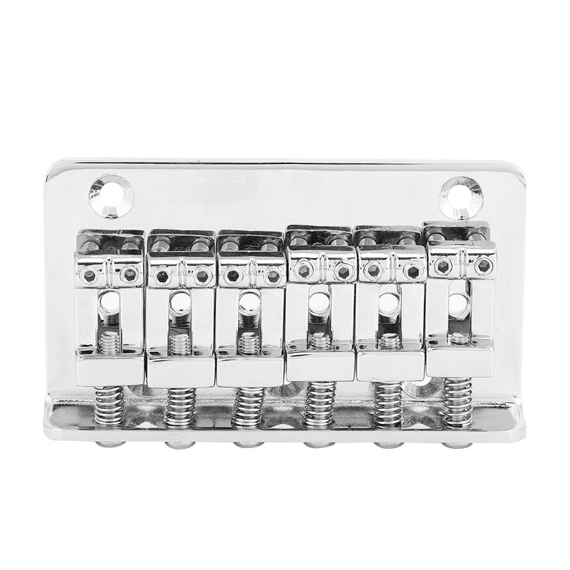 1PC Fixed 6 String Bridge Tailpiece for 52mm Electric Guitar