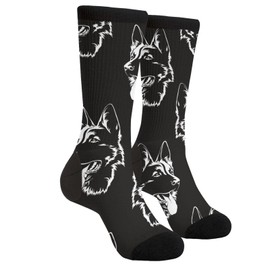 Jinjinkiang Chihuahua Dog Cute Unisex Casual Funny Novelty Crew Socks Gifts For Men Women