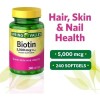 Biotina Premium Piel Cabello Uñas 5,000mcg 240 Caps