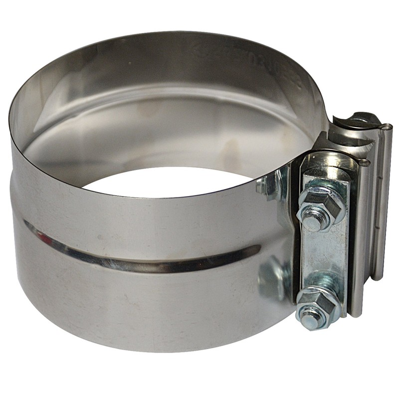 ROADFORMER 4 inch Exhaust Clamp - Lap Joint Exhaust Band