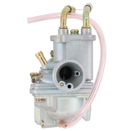 NewYall Carb Carburetor Air Filter Box Kit with Throttle and Choke Cables for Yamaha PW50 Y-Zinger 1981-2017