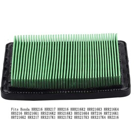 Ewillownm Compatible with 17211-zl8-023 Air Filter for Gcv160 Gcv190 Gc160 Gc190 Gc135 Gcv135 Troy Bilt TB130 HRB216 HRB217 HRR216 HRS216 Motor Pressure Washer Push Lawn Mower with BPR6ES Spark Plug