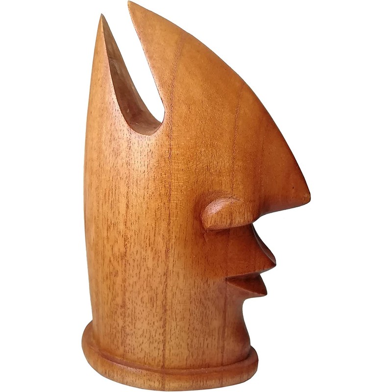 Wogeka Glasses Holder Wooden Nose Glasses Stand Bright Sunglasses Glasses